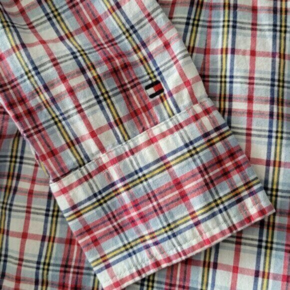 Tommy Hilfiger Plaid Button Down Shirt Women's Size XS - Picture 8 of 11